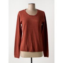 CASHMERE FEELING - Pull marron fonce en acrylique - Femme - Taille 36 - Modz