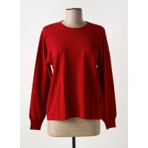 FIL & MAILLE - Pull rouge en coton - Femme - Taille 40 - Modz