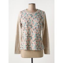 I.ODENA - Pull beige en polyester - Femme - Taille 36 - Modz