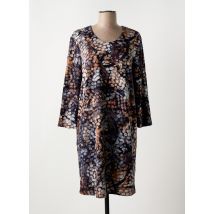 GEVANA - Robe mi-longue noir en polyester - Femme - Taille 42 - Modz