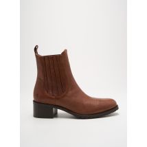 TR'EVO - Bottines/Boots marron en cuir - Femme - Taille 39 - Modz