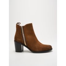 LA VIE EST BELLE - Bottines/Boots marron en cuir - Femme - Taille 38 - Modz