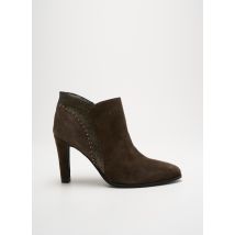MYMA - Bottines/Boots vert en cuir - Femme - Taille 39 - Modz