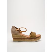 PORRONET - Sandales/Nu pieds vert en textile - Femme - Taille 41 - Modz