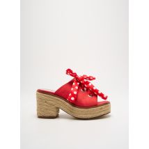 CASSIS COTE D'AZUR - Espadrilles rouge en textile - Femme - Taille 39 - Modz