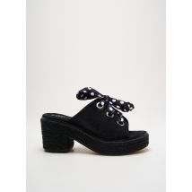 CASSIS COTE D'AZUR - Espadrilles noir en textile - Femme - Taille 39 - Modz