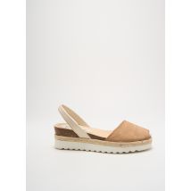RIA MENORCA - Sandales/Nu pieds beige en cuir - Femme - Taille 39 - Modz