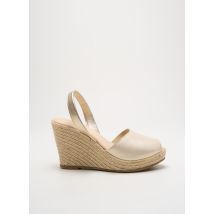 RIA MENORCA - Espadrilles or en cuir - Femme - Taille 38 - Modz
