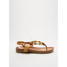 PORRONET - Tongs marron en cuir - Femme - Taille 36 - Modz