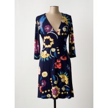 DESIGUAL - Robe courte bleu en viscose - Femme - Taille 42 - Modz