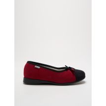 FARGEOT - Chaussons/Pantoufles rouge en textile - Femme - Taille 35 - Modz
