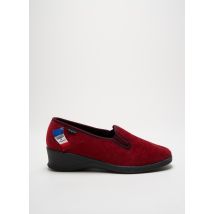 FARGEOT - Chaussons/Pantoufles rouge en textile - Femme - Taille 41 - Modz