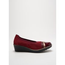 HIRICA - Ballerines rouge en cuir - Femme - Taille 38 - Modz