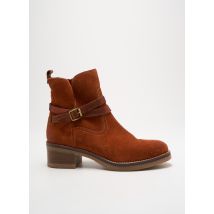 MKD - Bottines/Boots orange en cuir - Femme - Taille 38 - Modz