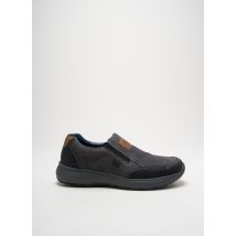 RIEKER - Slip ons gris en cuir - Homme - Taille 40 - Modz