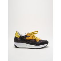 VADDIA - Baskets jaune en cuir - Femme - Taille 36 - Modz