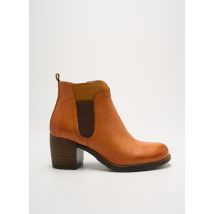 CASTA - Bottines/Boots orange en cuir - Femme - Taille 36 - Modz