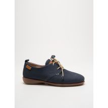 HIRICA - Chaussures de confort bleu en cuir - Femme - Taille 37 - Modz