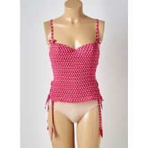 RAVAGE - Corset rouge en polyester - Femme - Taille 42 - Modz