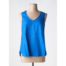 ESPRIT DE LA MER - Débardeur bleu en lin - Femme - Taille 38 - Modz