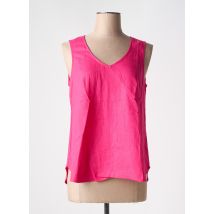 ESPRIT DE LA MER - Débardeur rose en lin - Femme - Taille 48 - Modz