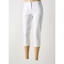 BASTINGAGE - Pantacourt blanc en coton - Femme - Taille 36 - Modz