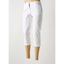 BASTINGAGE - Pantacourt blanc en coton - Femme - Taille 36 - Modz