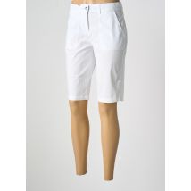 BASTINGAGE - Bermuda blanc en coton - Femme - Taille 44 - Modz