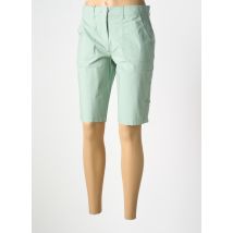 BASTINGAGE - Bermuda vert en coton - Femme - Taille 38 - Modz