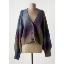 MOLLY BRACKEN - Gilet manches longues violet en polyester - Femme - Taille 42 - Modz