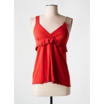 QUATRE VINGT JOURS - Top rouge en viscose - Femme - Taille 42 - Modz