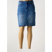 B.YOUNG - Jupe mi-longue bleu en coton - Femme - Taille 44 - Modz