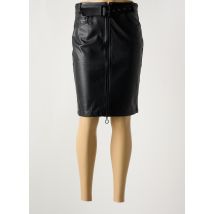SALSA - Jupe mi-longue noir en polyurethane - Femme - Taille W26 - Modz