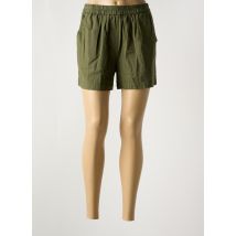 VILA - Short vert en coton - Femme - Taille 38 - Modz