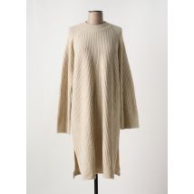 KAFFE - Robe pull beige en polyester - Femme - Taille 42 - Modz