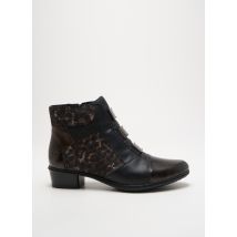 RIEKER - Bottines/Boots noir en cuir - Femme - Taille 38 - Modz