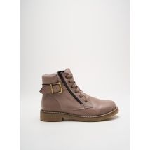 ELUE PAR NOUS - Bottines/Boots beige en cuir - Femme - Taille 36 - Modz