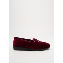 SOIR ET MATIN - Chaussons/Pantoufles rouge en textile - Femme - Taille 40 - Modz