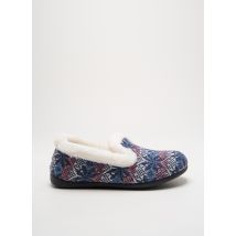 SOIR ET MATIN - Chaussons/Pantoufles bleu en textile - Femme - Taille 38 - Modz