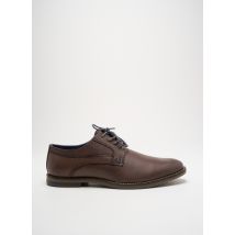 HIPNESS - Derbies marron en cuir - Homme - Taille 42 - Modz