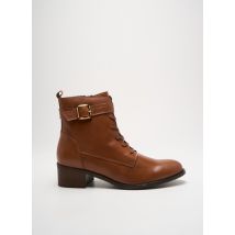 REBELLES - Bottines/Boots marron en cuir - Femme - Taille 39 - Modz