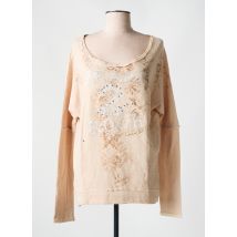 DEHA - Sweat-shirt beige en coton - Femme - Taille 38 - Modz