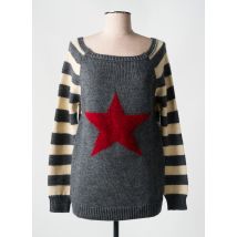 L'ATELIER D'ANNA - Pull gris en acrylique - Femme - Taille 36 - Modz