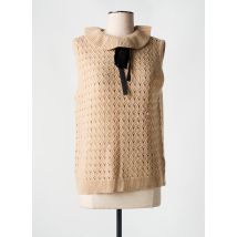 MICHA - Pull beige en acrylique - Femme - Taille 36 - Modz