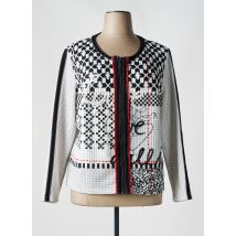 JUSTWHITE - Veste casual noir en polyester - Femme - Taille 48 - Modz