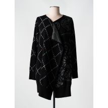 DESIGUAL - Gilet manches longues noir en viscose - Femme - Taille 36 - Modz