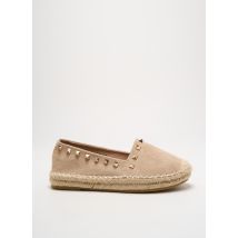 J&L - Espadrilles beige en textile - Femme - Taille 37 - Modz