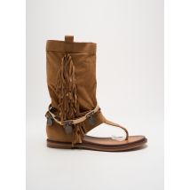 AMOR AMORE - Tongs marron en textile - Femme - Taille 38 - Modz