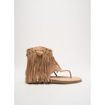 AMOR AMORE - Tongs beige en textile - Femme - Taille 38 - Modz