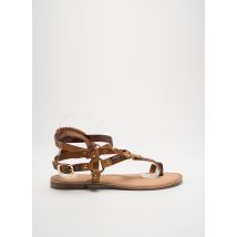 LPB - Tongs marron en cuir - Femme - Taille 40 - Modz
